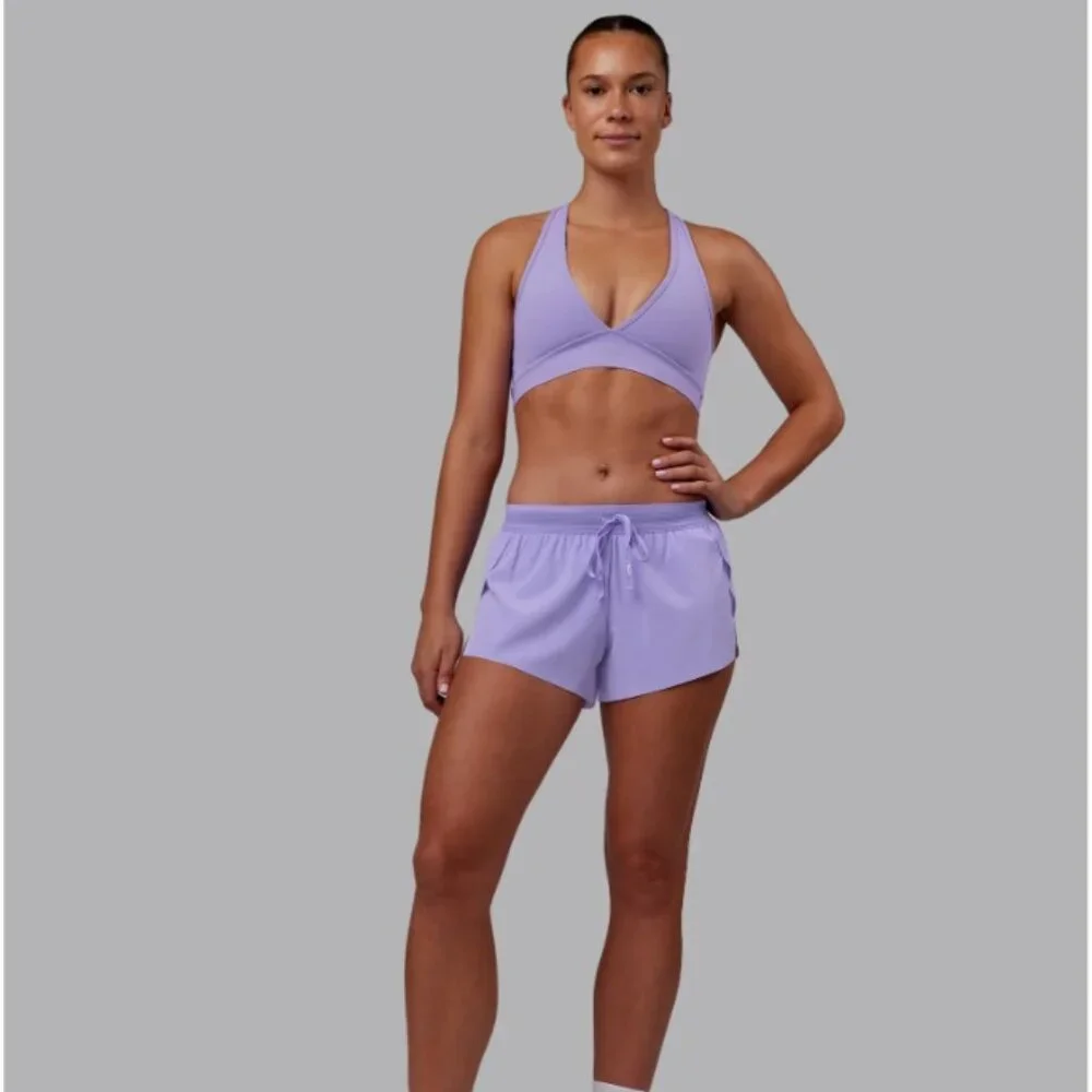 LSKD Accelerate 3" Running Short  Women  COLOUR: Violet Ray - Picture 2 of 7